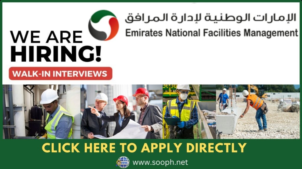 Emirates National Facilities Management Careers Opening