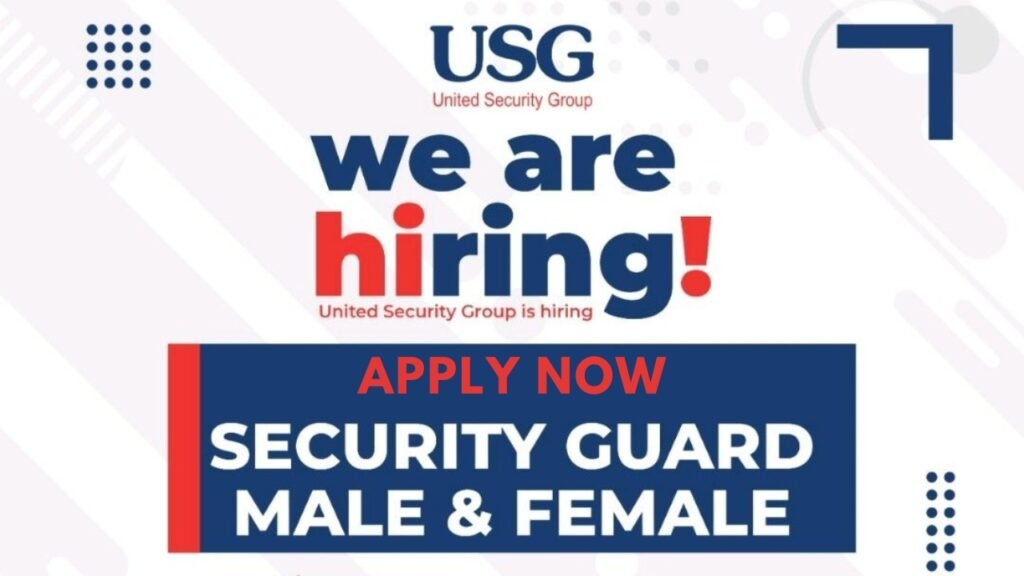 USG Hiring Security Guards in Dubai